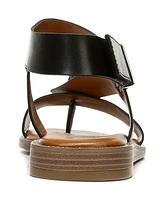 Franco Sarto Women's Glenni Hidden Adjustable Strap Flat Sandals