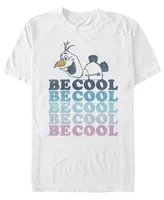 Fifth Sun Men's Olaf Be Cool Short Sleeve Crew T-shirt