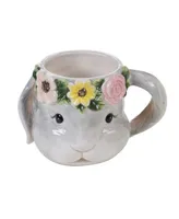 Certified International Sweet Bunny 4-Pc. 3-d Bunny Mug