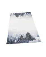 Manor Luxe Winter Wonderland Double Layer Christmas Table Runner