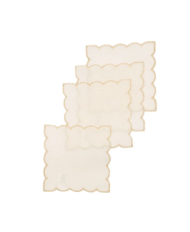 Manor Luxe Sleek Chic Sheer Coasters