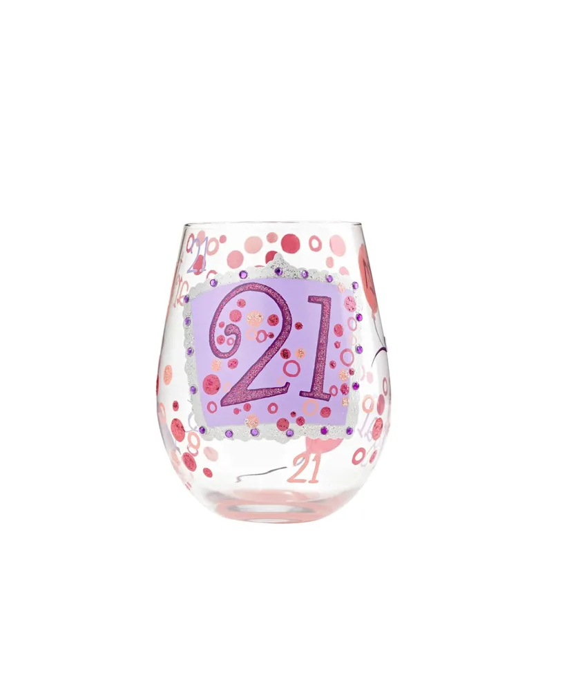 Enesco Lolita 21 Stemless Glass