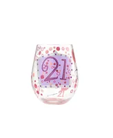 Enesco Lolita 21 Stemless Glass