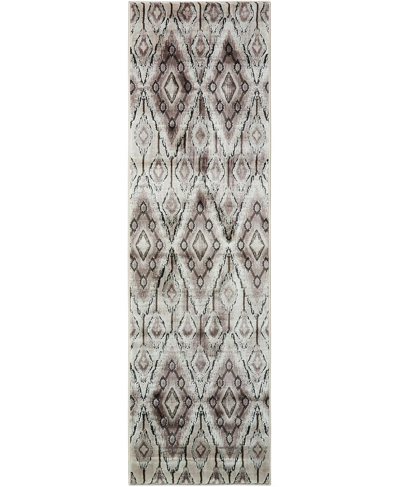 Long Street Looms Fate FAT02 Beige 2'2" x 7'6" Runner Rug