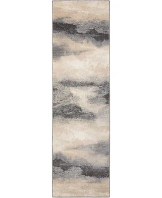 Long Street Looms Samuel SAM06 Driftwood 2'2" x 7'6" Runner Rug