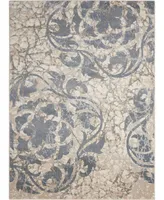 Long Street Looms Samuel SAM10 Ivory 5'3" x 7'3" Area Rug