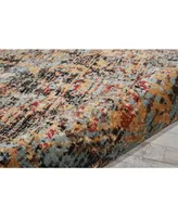 Long Street Looms Modino MOD06 Blue 7'10" x 10'10" Area Rug