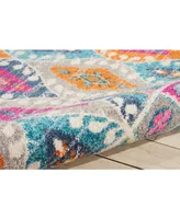 Long Street Looms Zeal ZEA02 Multi 3'9" x 5'9" Area Rug