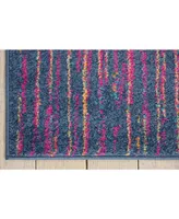 Long Street Looms Zeal ZEA09 Multi 6'7" x 9'6" Area Rug