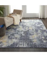 Long Street Looms City Style CIS05 Ivory, Mist 4' x 6' Area Rug