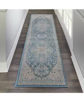 Long Street Looms Peace PEA07 2'3" x 7'3" Runner Rug