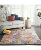 Long Street Looms Zeal ZEA21 Multi 5'3" x 7'3" Area Rug