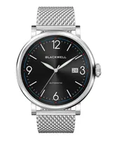 Blackwell Sunray Dial with Silver Tone Steel and Silver Tone Steel Mesh Watch 44 mm