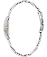 Caravelle Women's Two-Tone Stainless Steel Bracelet Watch 21x33mm