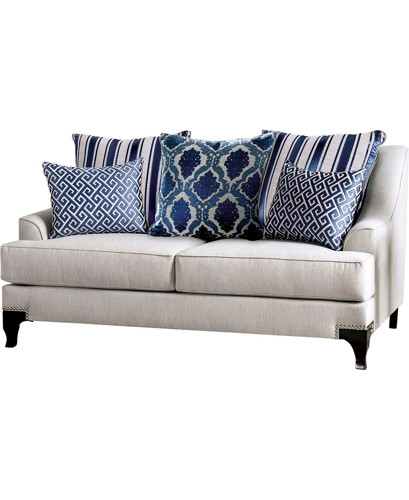 Furniture of America Allyson Upholstered Love Seat