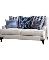 Furniture of America Allyson Upholstered Love Seat