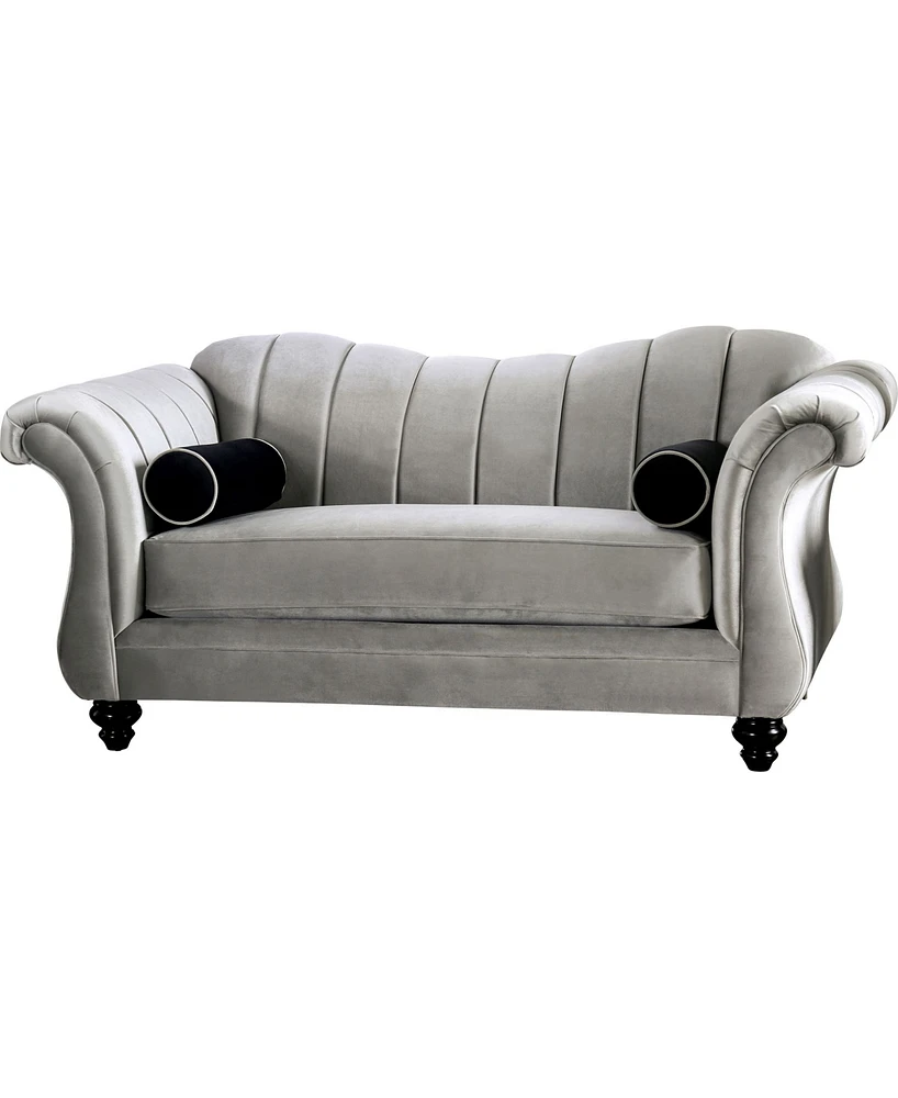 Furniture of America Avanetti Upholstered Love Seat