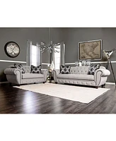 Furniture of America Vaeda Upholstered Love Seat