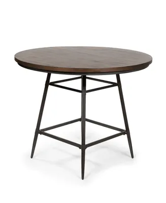 Furniture of America Simpatico Round Counter Dining Table