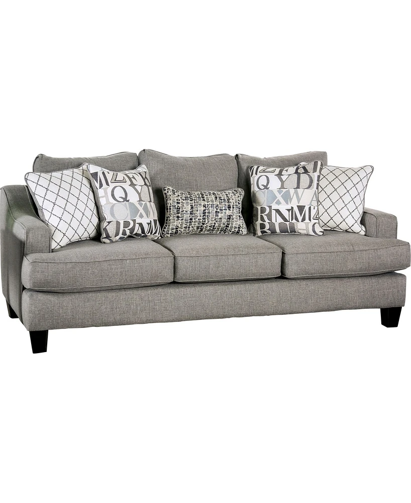 Furniture of America Canzey Upholstered Sofa