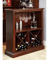 Furniture of America Milina Solid Wood Bar Table