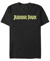Fifth Sun Jurassic Park Men's Classic Simple Logo Short Sleeve T-Shirt