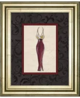 Classy Art Fashion Dress By Susan Osbourne Framed Print Wall Art Collection