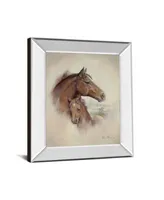Classy Art Race Horse By Roane Manning Mirror Framed Print Wall Art Collection