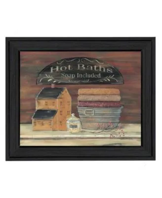 Trendy Decor 4u Hot Bath By Pam Britton Printed Wall Art Ready To Hang Collection