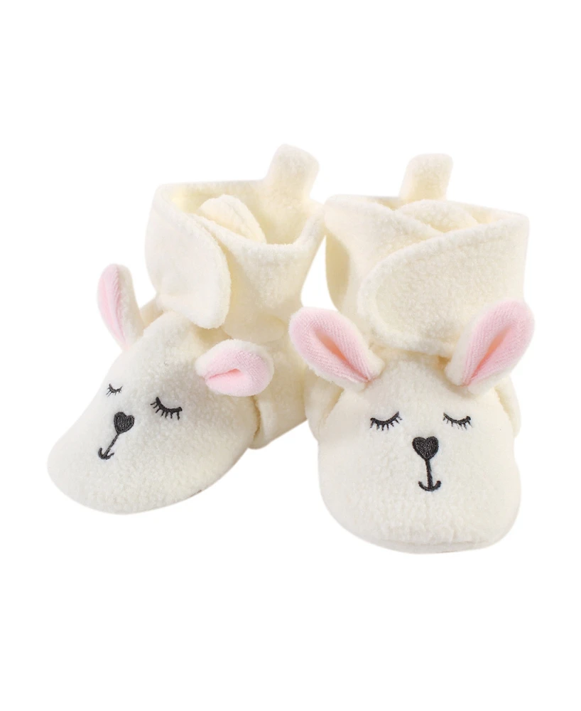 Hudson Baby Girls Cozy Fleece Booties