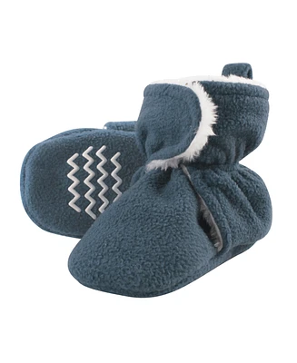 Hudson Baby Girls Cozy Fleece and Faux Shearling Booties