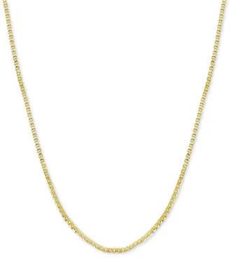 And Now This Silver Plated Box Link 24" Chain Necklace