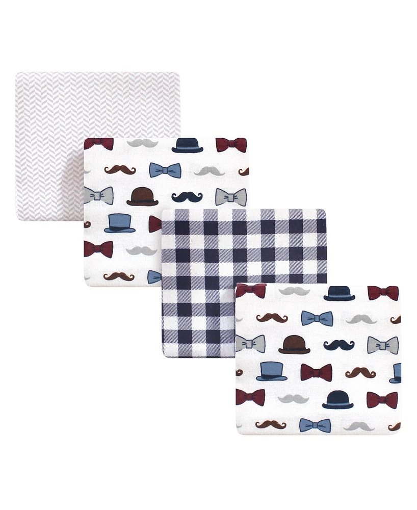 Little Treasure Baby Boy Cotton Flannel Receiving Blankets