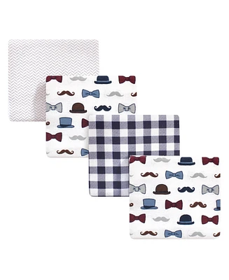 Little Treasure Baby Boy Cotton Flannel Receiving Blankets