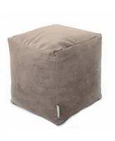 Majestic Home Goods Villa Ottoman Pouf Cube 17" x