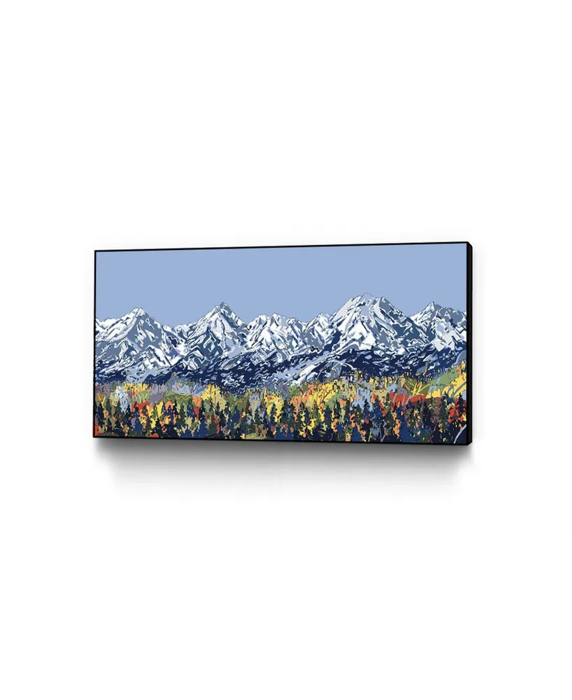 Eyes On Walls Hr-Fm 5 Peaks Art Block Framed Canvas 24" x 48"