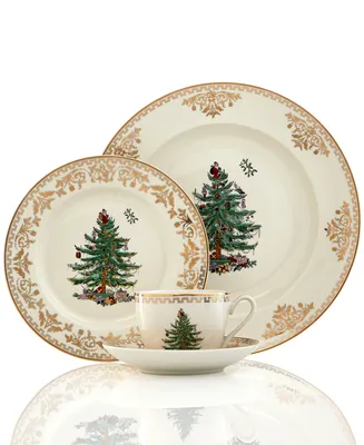 Spode Christmas Tree Gold 4