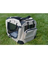 Armarkat FoldIng Soft Dog Crate For Dogs And Cats, Pet Travel Carrier Bag For Big Medium Cats PC201B