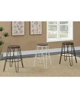 Mandy Farmhouse Bar Stool (Set of 2)