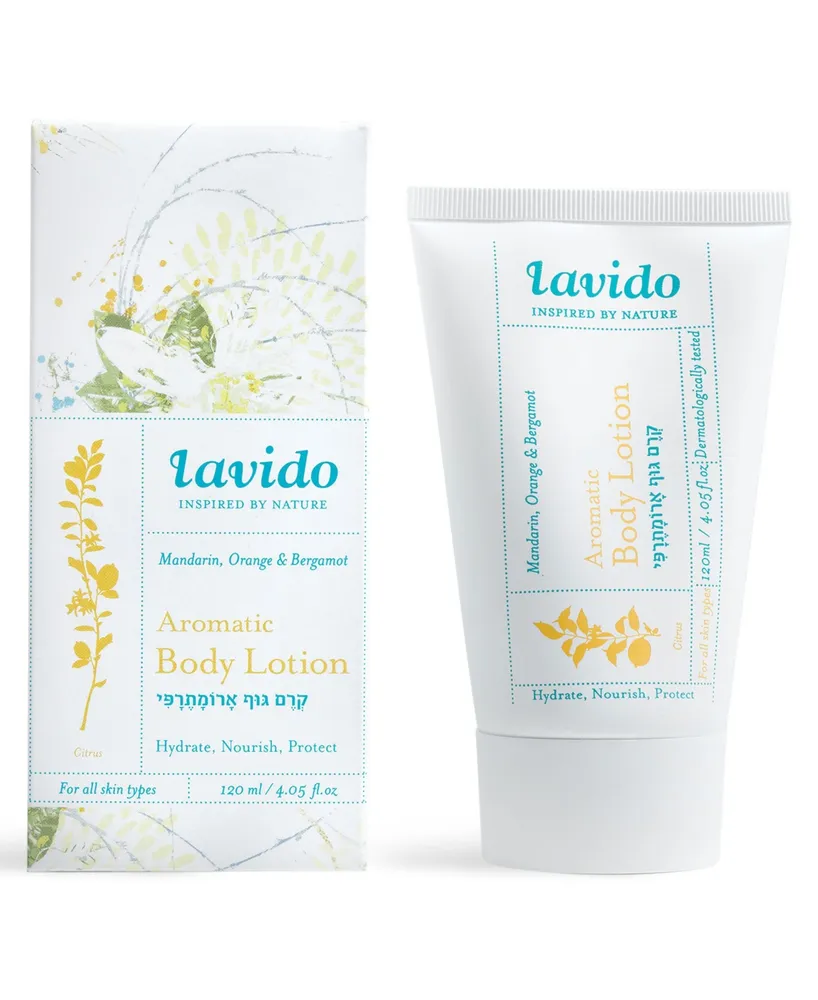 Lavido Aromatic Body Lotion - Mandarin, Orange & Bergamot, 4