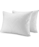 Waterguard Quilted Waterproof and Hypoallergenic Pillow Covers - Queen Size - 2 Pack