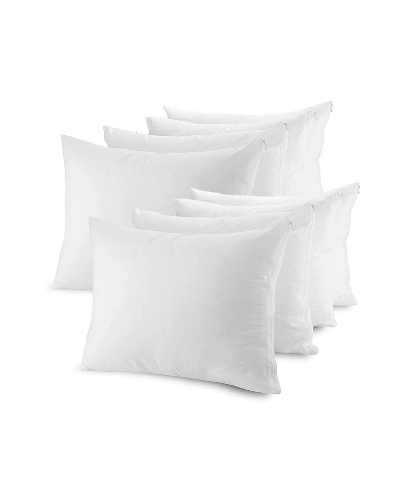 The Grand Poly-Cotton Zippered Pillow Protector - 200 Thread Count - Protects Against Dust, Dirt, and Debris