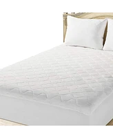 The Grand Soft and Comfortable Mattress Pad with Thick and Ordorless Filling - Queen Size - 152 Thread Count