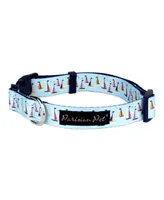 Parisian Pet Sail Boats Dog Collar