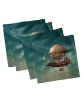 Ambesonne Fantasy Set of 4 Napkins, 12" x 12"