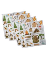 Ambesonne Adventure Set of 4 Napkins, 12" x 12"