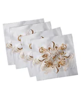 Ambesonne Fleur De Lis Set of 4 Napkins