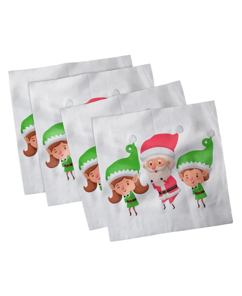 Ambesonne Elf Set of 4 Napkins, 18" x 18"