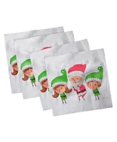 Ambesonne Elf Set of 4 Napkins, 18" x 18"