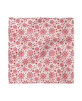 Ambesonne Snowflake Set of 4 Napkins, 18" x 18"